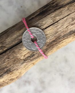 Bracelet marinière Rose et bleu ciel LE DERNIER SOU