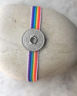 Bracelet montre LE DERNIER SOU LIberty LGBT