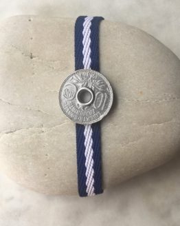 Bracelet montre LE DERNIER SOU Marine