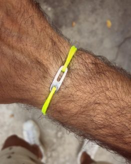 Bracelet Le Dernier Sou Argent 925 Jaune Fluo