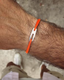 Bracelet Le Dernier Sou Argent 925 Orange